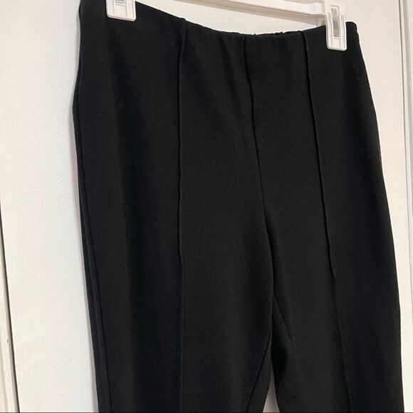 Black Trouser Tummy Tuck Control Rayon and Nylon blend stretchable waist - Picture 2 of 9